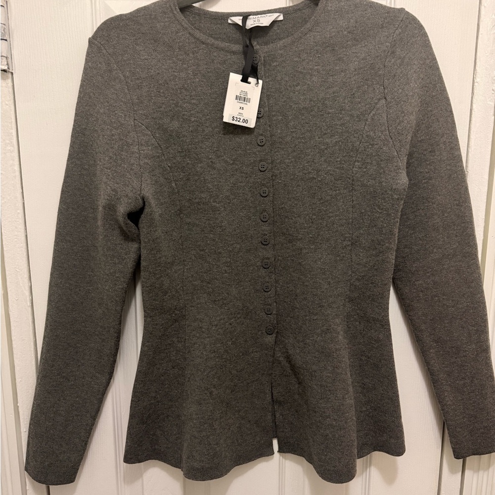 Primark Gray Crew Neck Sweater